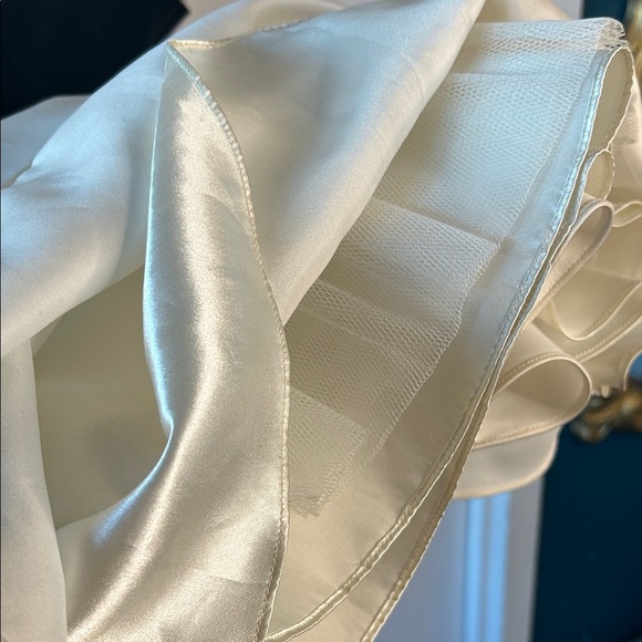 RARE - Vintage Betsey Johnson Strapless Velvet Bodice Bow Dress | Black & Ivory - Picture 6 of 11